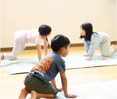 お昼寝の準備
